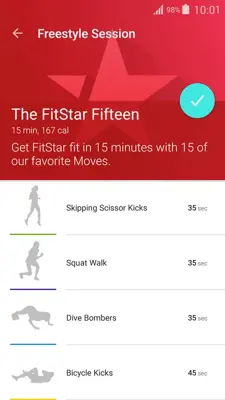 FitStar android App screenshot 3