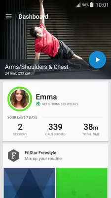 FitStar android App screenshot 6